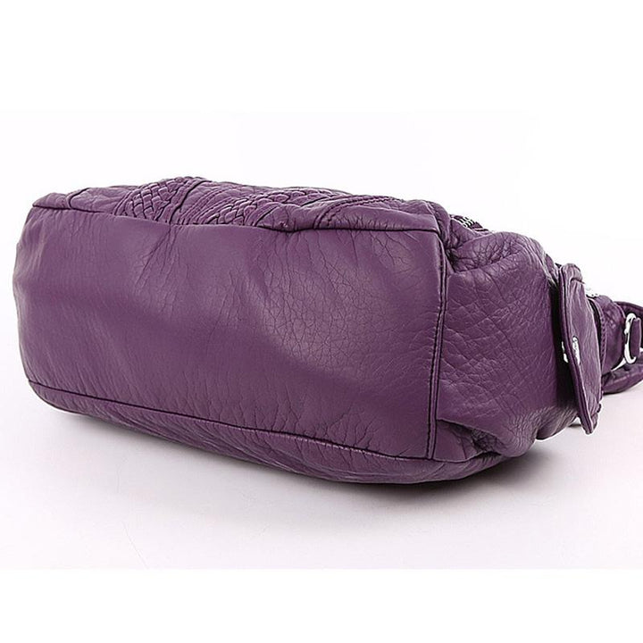 Einfarbige Hobo-Tasche für Damen