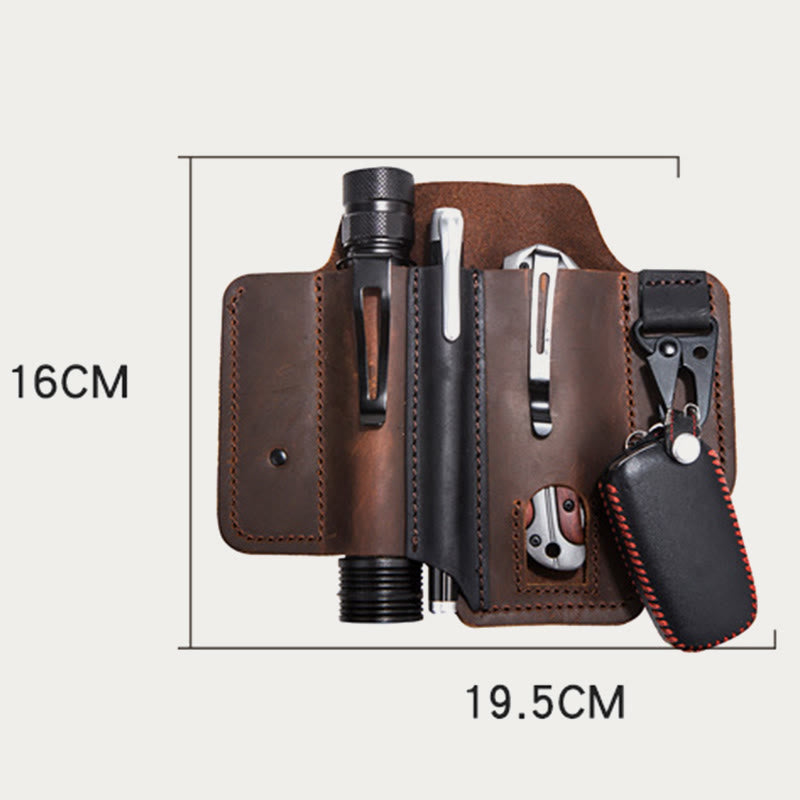Multitool Leder Gürtelscheide EDC Taschenorganizer Leatherman Scheide Beutel