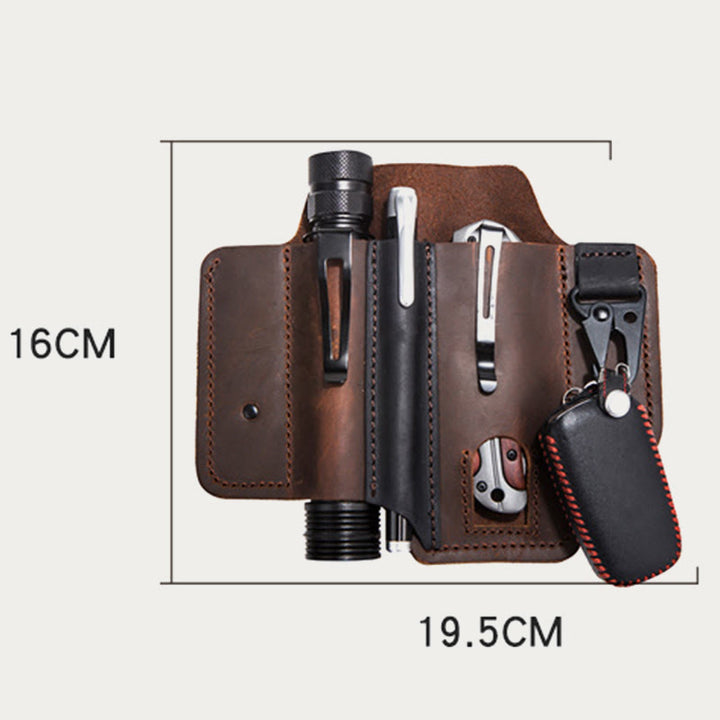 Multitool Leder Gürtelscheide EDC Taschenorganizer Leatherman Scheide Beutel