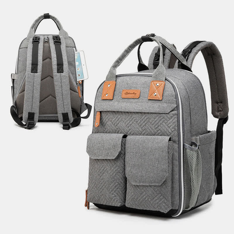 Wickeltasche, Rucksack, multifunktional, wasserdicht, Mamatasche, Wickelunterlage