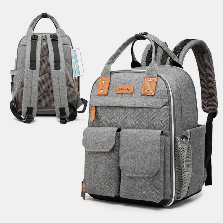 Wickeltasche, Rucksack, multifunktional, wasserdicht, Mamatasche, Wickelunterlage