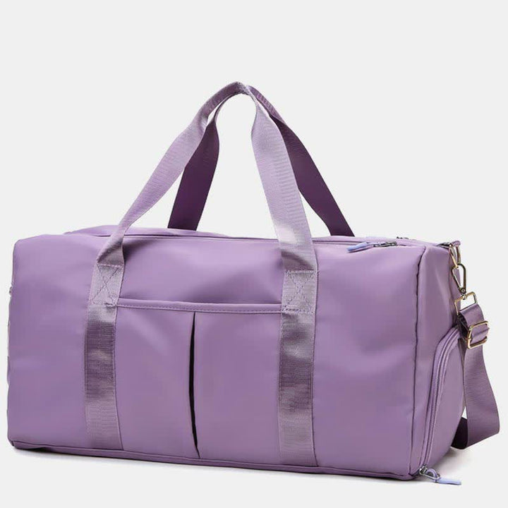 Reisetasche, Sporttasche, Umhängetasche fürs Fitnessstudio mit Nassfach, Schuhfach