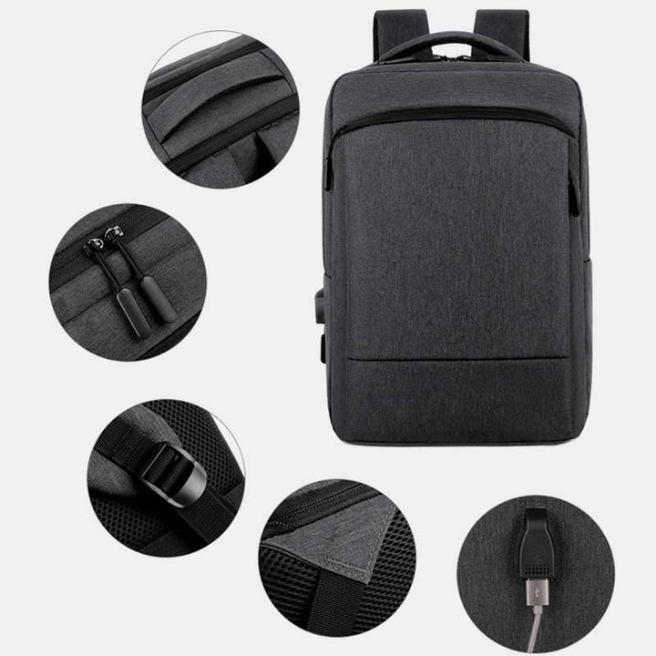 Leichter, schwerer, weiter tragbarer Business-Rucksack mit großer Kapazität und USB-Ladeanschluss