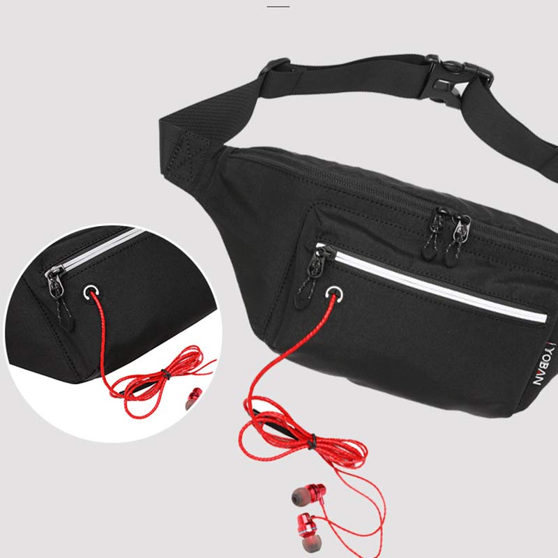 Reflektierende Hüfttaschen für Männer und Frauen, leichte Brusttasche