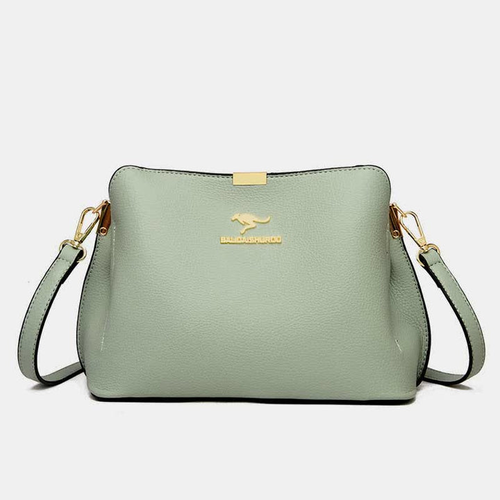 Kleine Umhängetasche aus Leder, Handtaschen, Geldbörsen, dreifache Crossover-Schultertasche