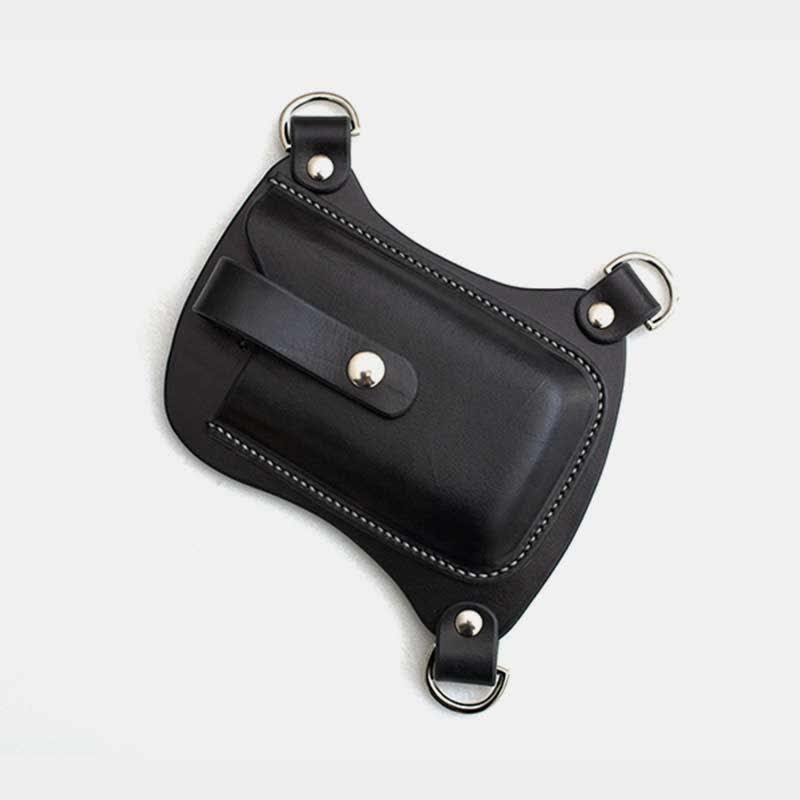 Leder Schulterholster Doppeltasche Schultergurt Weste Beutel Tasche