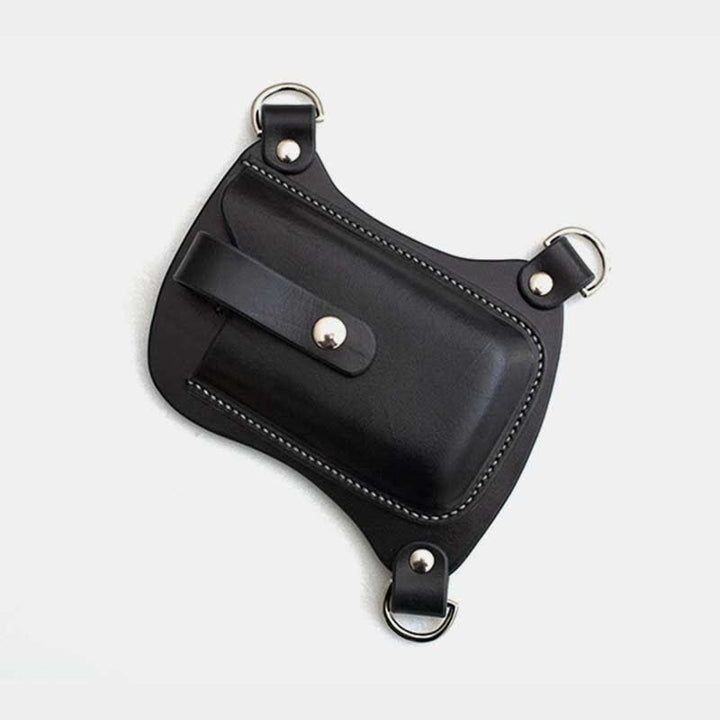 Leder Schulterholster Doppeltasche Schultergurt Weste Beutel Tasche