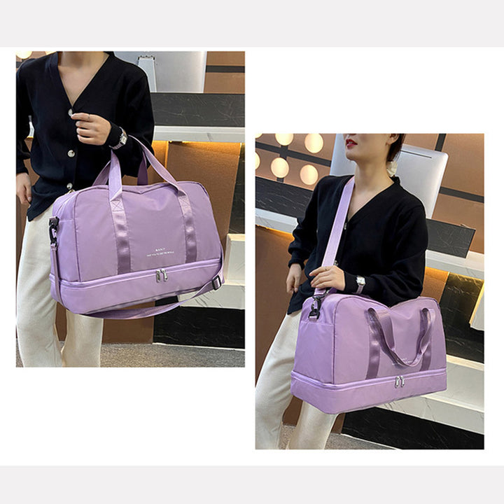 Reise-Sporttasche, trocken, nass, für die Abreise, Sporttasche, Weekender, Übernacht-Handtasche