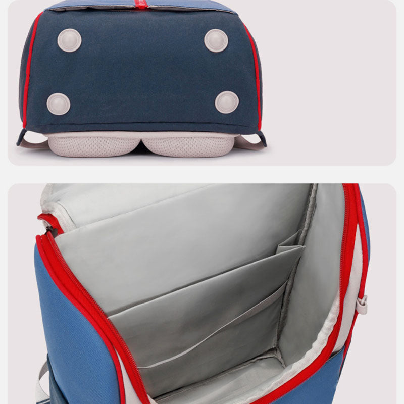 Leichter Kinderrucksack für Mädchen und Jungen, klassischer Schulrucksack