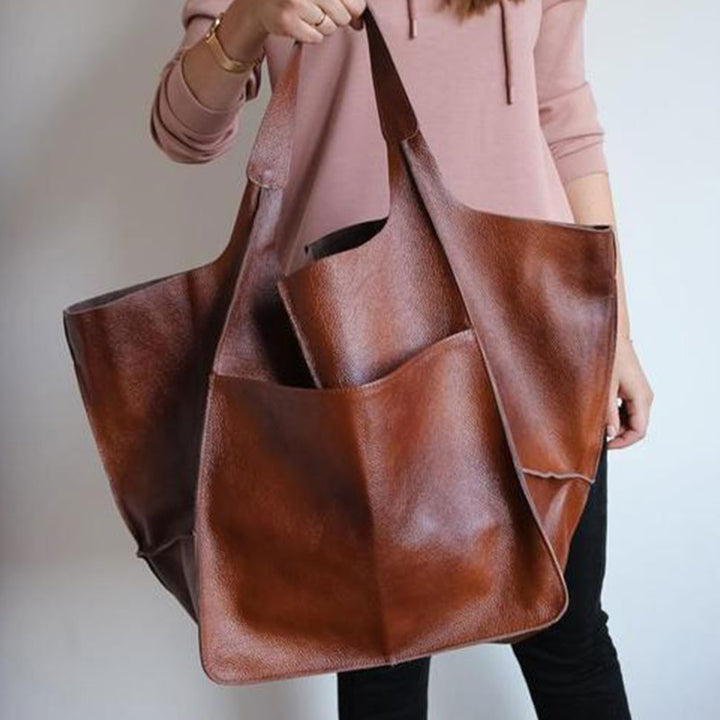 Übergroße Einkaufstasche im Vintage-Stil