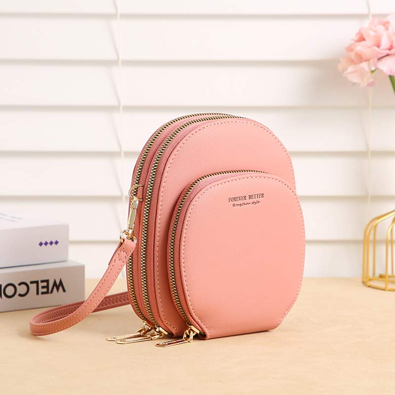 Kleine Umhängetasche, Handy-Geldbörse, Schulter-Handtasche, Kreditkarten-Geldbörse