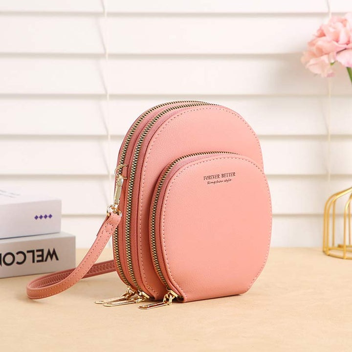 Kleine Umhängetasche, Handy-Geldbörse, Schulter-Handtasche, Kreditkarten-Geldbörse