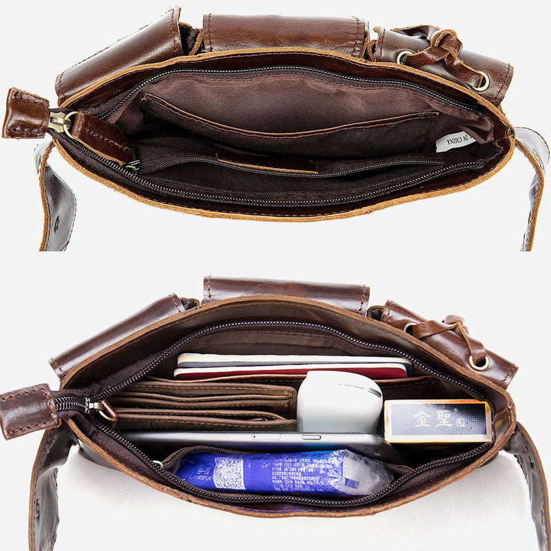 Vintage-Gürteltasche mit mehreren Taschen und großem Fassungsvermögen