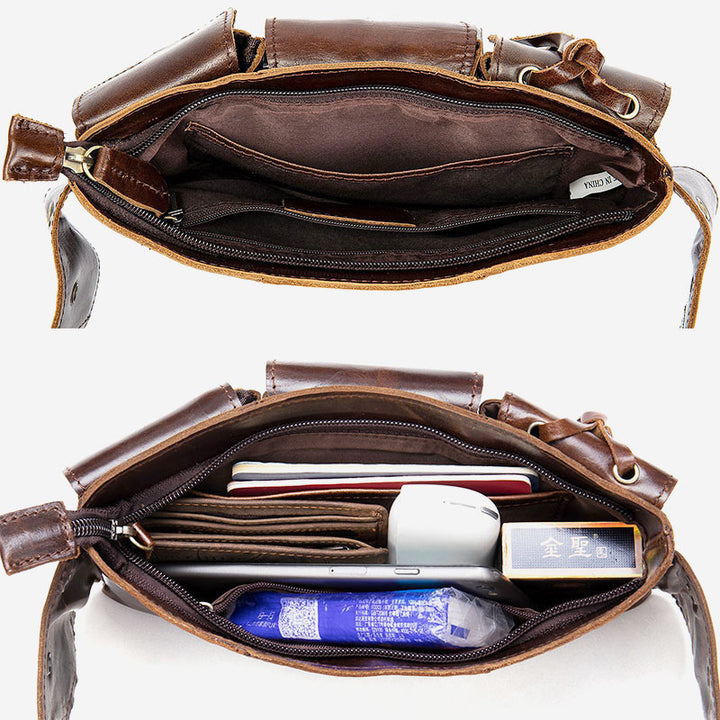 Vintage-Gürteltasche mit mehreren Taschen und großem Fassungsvermögen