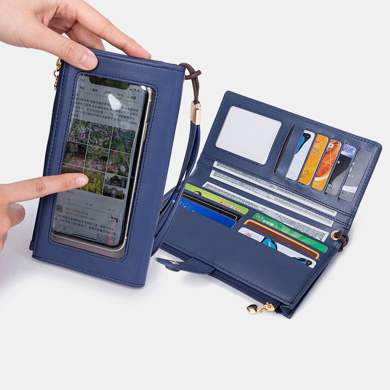 Touchscreen Große Kapazität Handy Tasche Geldbörse