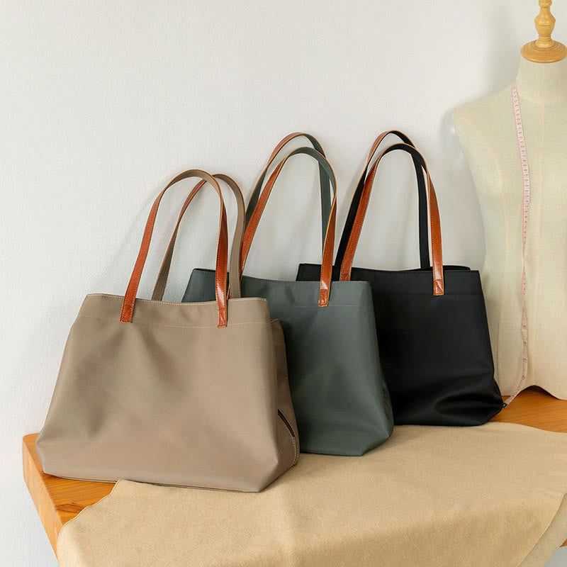Tragetasche für Damen, große Kapazität, minimalistische Oxford-Umhängetasche