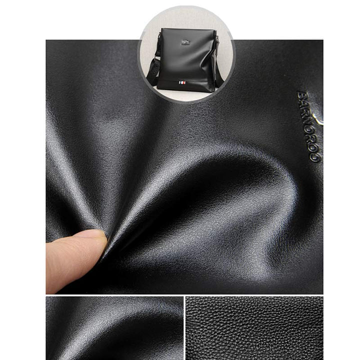 Herren Umhängetasche Umhängetasche Weiches Leder Reisetasche Sling Pack