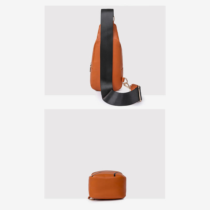 Schultertasche für Damen, Outing Sports Printing, Umhängetasche aus Leder