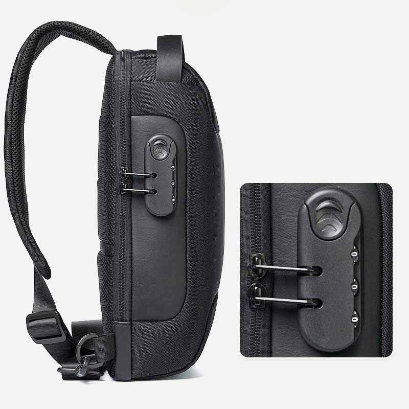 Wasserdichte, diebstahlsichere Schultertasche mit großem Fassungsvermögen und bequemem, handlichem