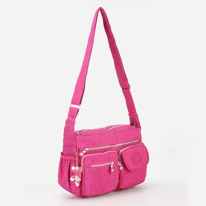 Damen Umhängetasche aus Nylon mit mehreren Taschen, Reise-Schultertasche, Umhängetasche