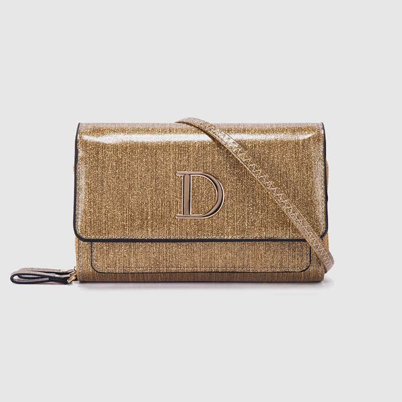 Kleine Umhängetasche für Damen, glitzernd, Schultertasche, Handytasche