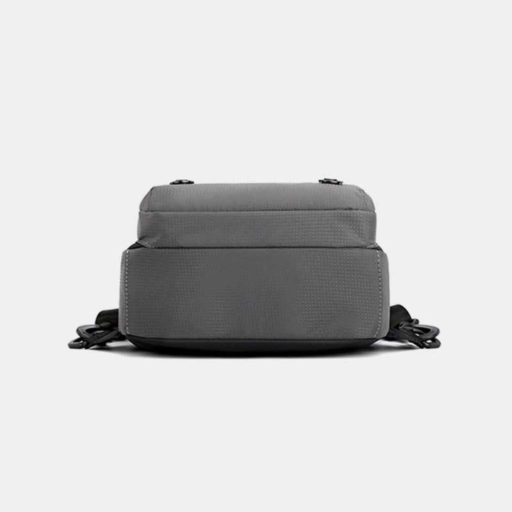 Schultertasche für Herren, lässig, wasserdicht, verstellbare Reißverschlussgurte, Rucksack