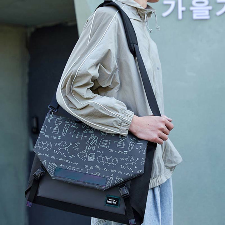 Umhängetasche für Herren, minimalistischer Oxford-Laptop-Rucksack mit großer Kapazität