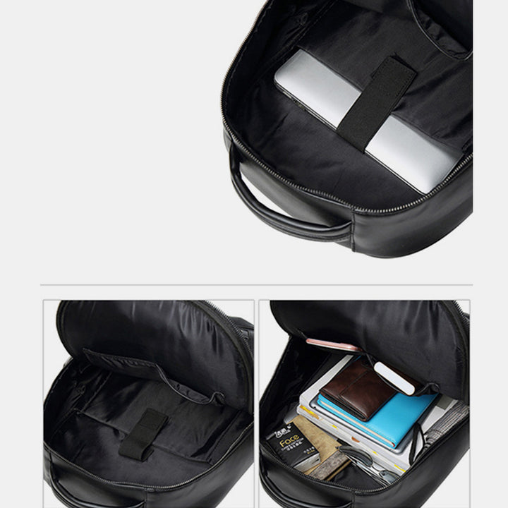 3D Tierkopf Rucksack mit Nieten aus Leder Coole Laptoptasche College Büchertasche