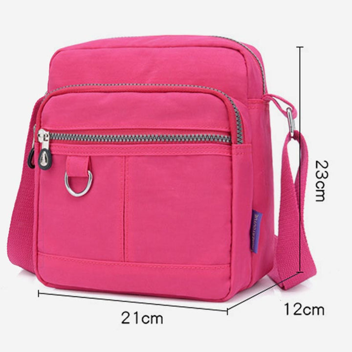 Damen Umhängetasche mit mehreren Taschen, lässige Reise-Schultertasche