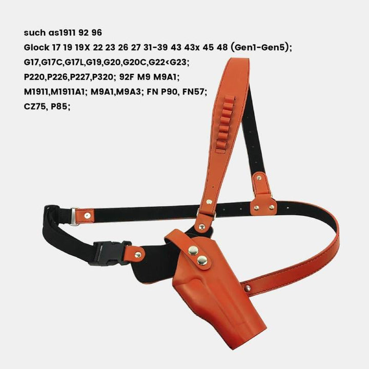 Universelles Echtlederholster, verstellbares Unterarm-Schulterholster