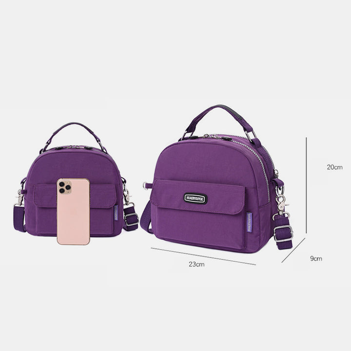 Wasserdichte 3-Wege-Handtasche, Umhängetasche, kleiner Rucksack