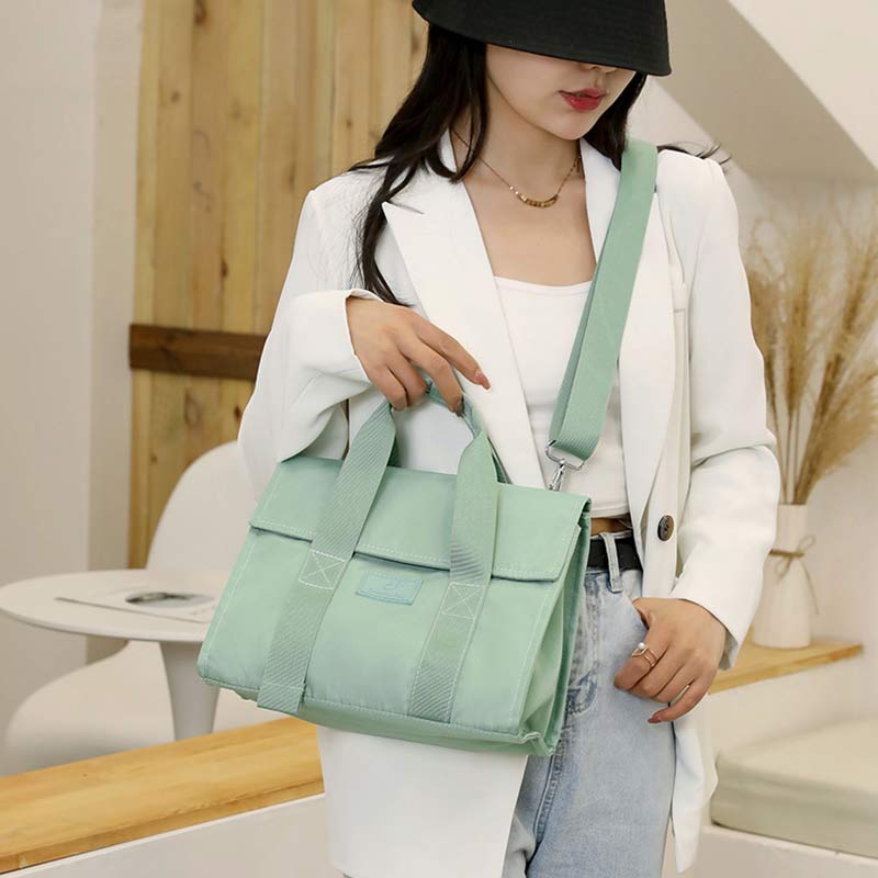 Umhängetasche für Damen aus Nylon, Schultertasche, Reisetasche, wasserdicht, mit Tragegriff oben