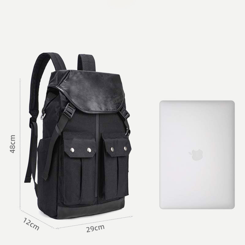 wasserdichter Business-Rucksack für Herren mit mehreren Taschen, geräumiger, geräumiger Laptop-Rucksack