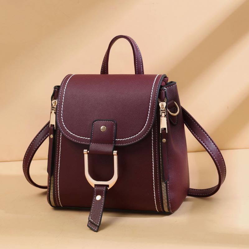 Rucksack für Damen, große Kapazität, Retro-Vintage-Multifunktions-Umhängetasche