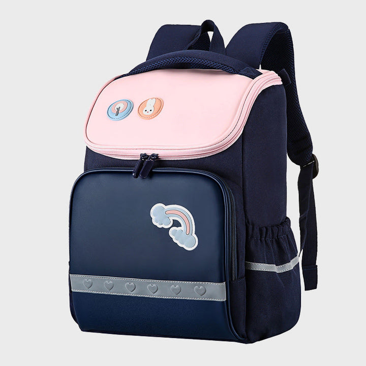 Rucksack für Kinder mit süßem Cartoon-Druck, atmungsaktiv, leicht, Schultasche