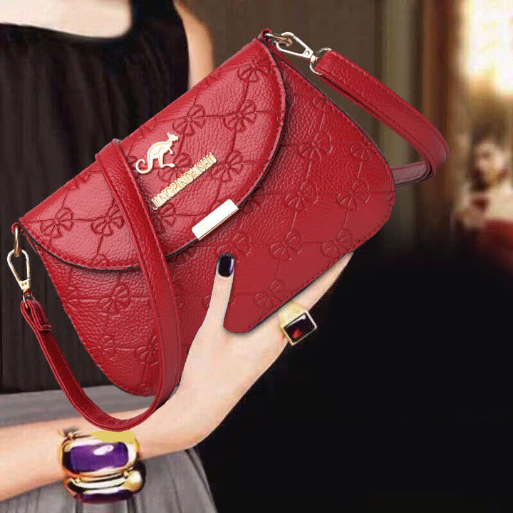 Kleine Umhängetaschen für Frauen Leder Schulter Geldbörsen PU Casual Handtasche
