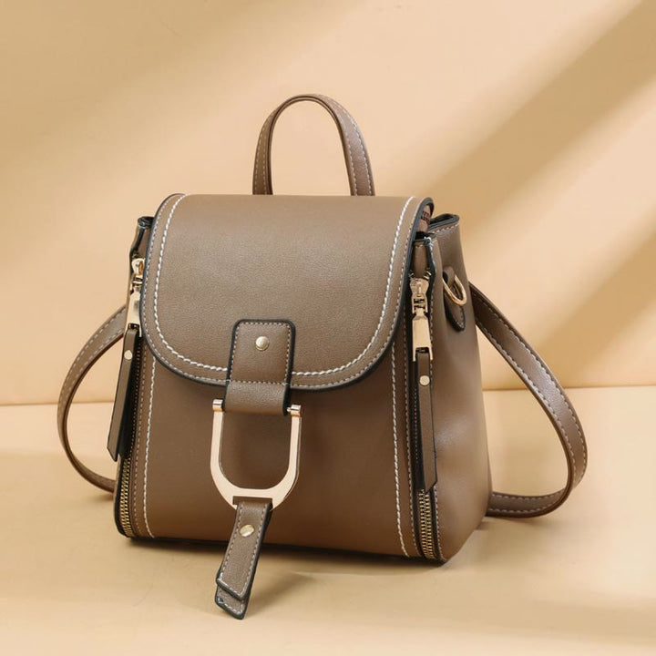Rucksack für Damen, große Kapazität, Retro-Vintage-Multifunktions-Umhängetasche