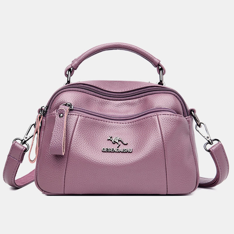 Tasche mit Griff oben für Damen, große Kapazität, einfache Umhängetasche