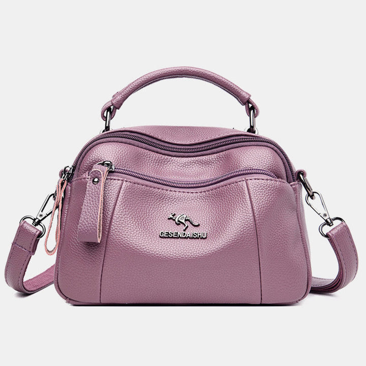 Tasche mit Griff oben für Damen, große Kapazität, einfache Umhängetasche