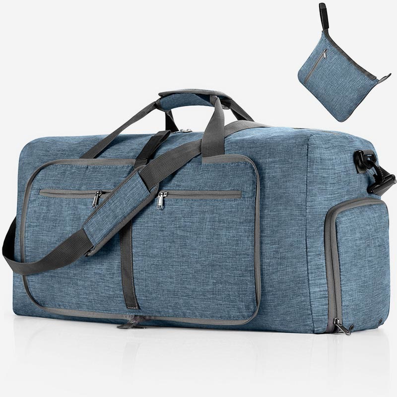 Aufbewahrungstasche für unterwegs, zusammenklappbar, tragbar, große Kapazität, Fitness-Reisetasche