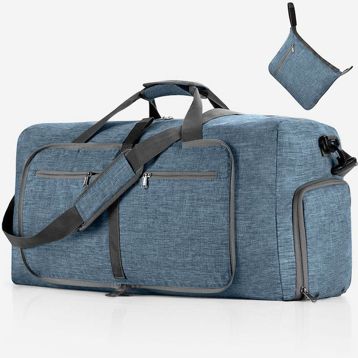 Aufbewahrungstasche für unterwegs, zusammenklappbar, tragbar, große Kapazität, Fitness-Reisetasche