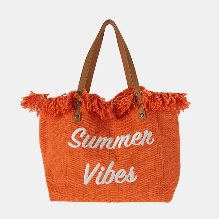 Canvas-Einkaufstasche, Sommer-Signatur, extragroße Schulterhandtasche, Geldbörsen