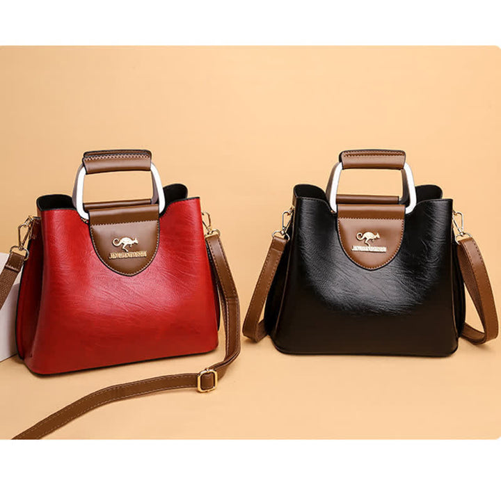Damen Leder Designer Handtasche Top Griff Satchel Damen Umhängetasche