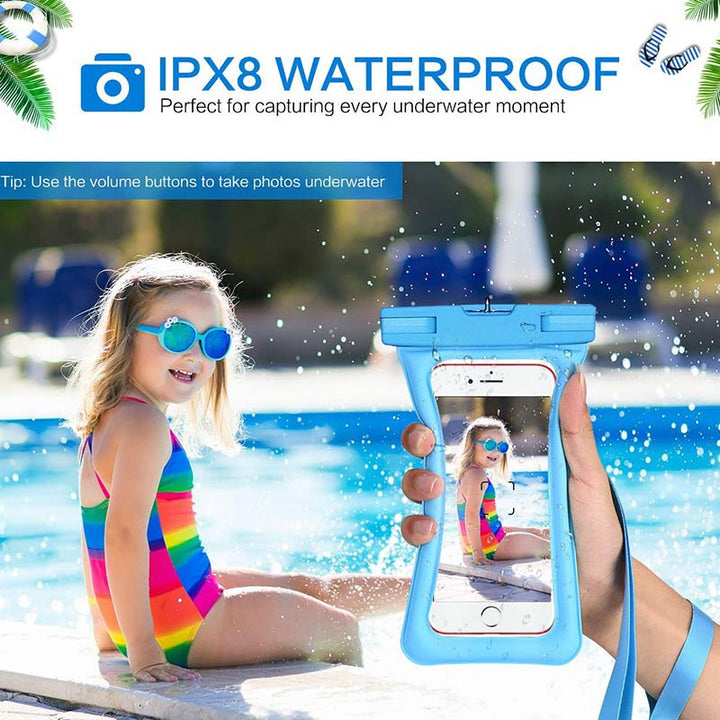 Universelle IPX8 wasserdichte Telefonhülle, Unterwasserhülle für Outdoor-Sport