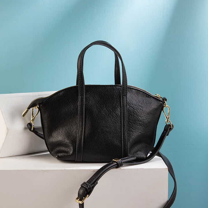 Kleine Hobo-Handtasche aus weichem Leder, modische Umhängetasche
