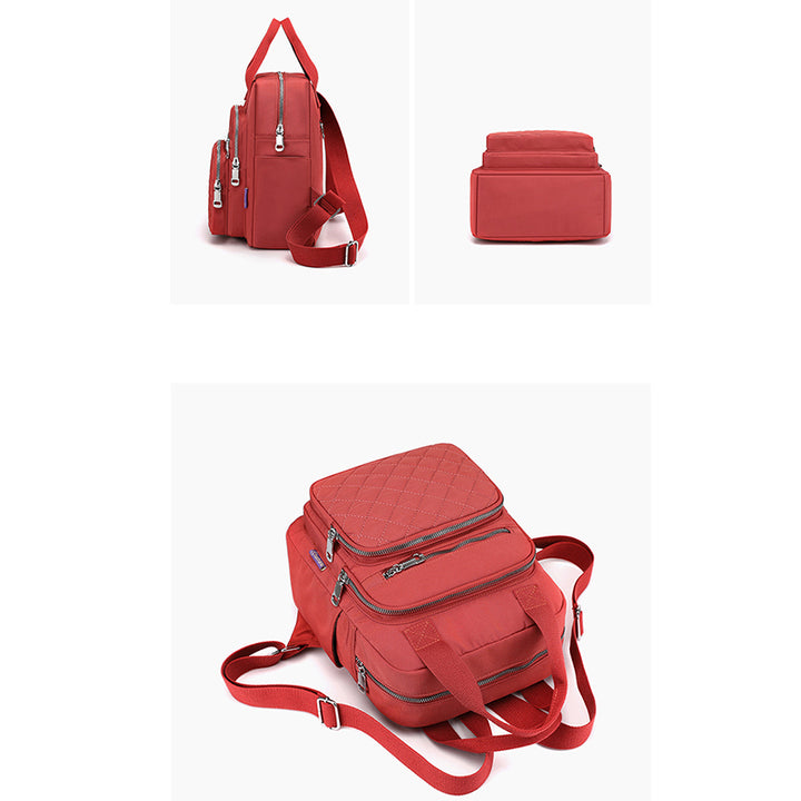 Gesteppter Rucksack, stilvolle Umhängetasche für Damen, Reise- und Freizeitgeldbörsen