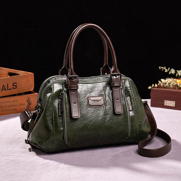 Luxus-Tragetasche im Vintage-Stil mit großem Fassungsvermögen