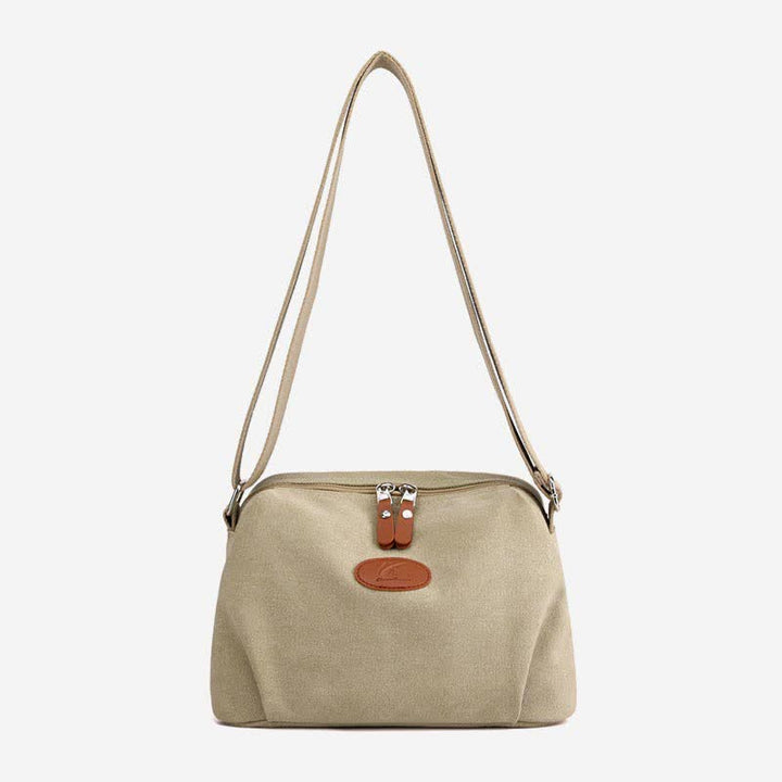 Umhängetasche aus Canvas für Damen, leicht, kleine Schultertasche