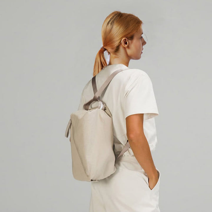 Kleiner Rucksack Sackpack für Sportreisen Cabrio Canvas Schultertasche Handtasche