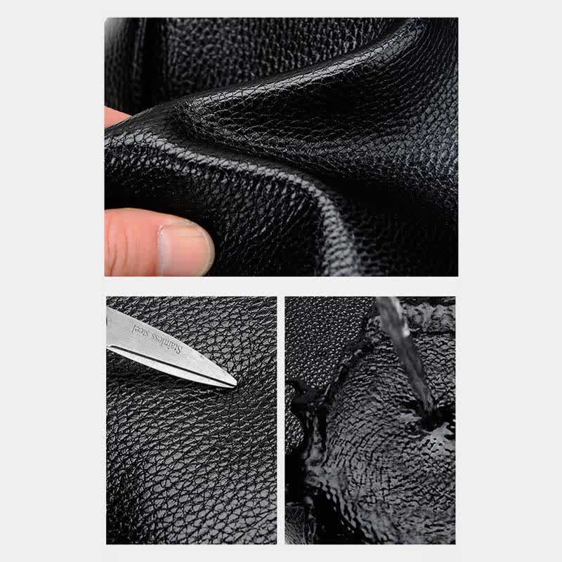 Herren Leder Sling Rucksack Brust Crossbody Schultertasche für Reisen Wandern